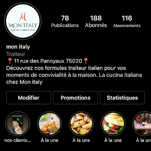 Mon italy - Restauration