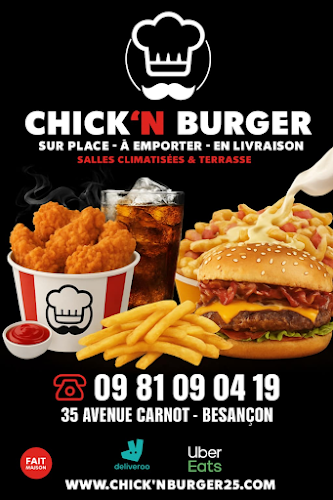 Opinii despre CHICK'N BURGER în Besançon - Restauration