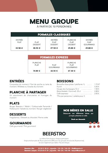 Opinii despre Beerstro - Taverne Moderne Lille în Lille - Restauration