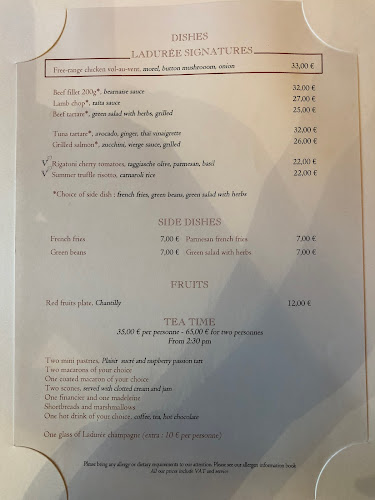 Ladurée Royale - Restauration