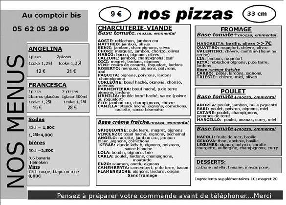 Au comptoir bis - Restauration