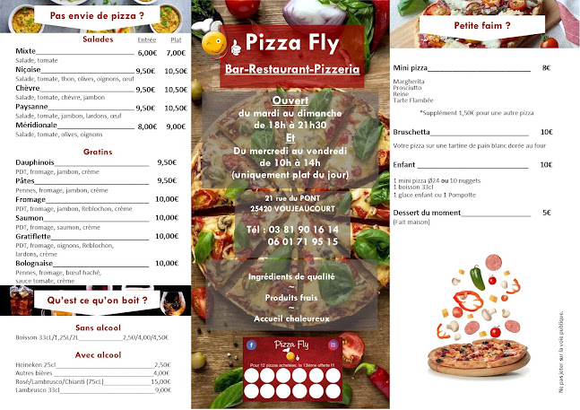 Opinii despre Pizza Fly în Voujeaucourt - Restauration