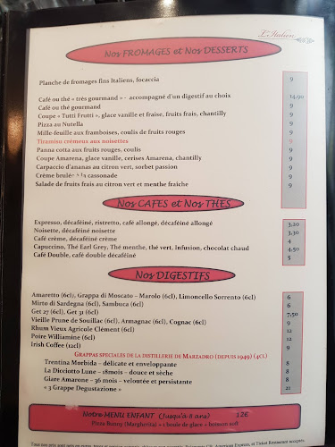 L'Italien - Restauration