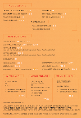 KANGOUROU PIZZA Metz