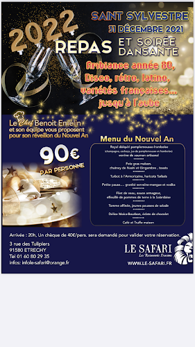 Opinii despre Le Safari în Étampes - Restauration