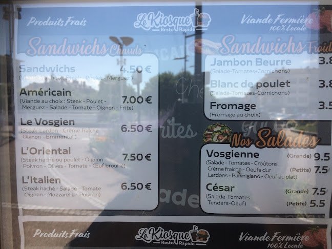 Opinii despre Le Kiosque Saint Dié în Saint-Dié-des-Vosges - Restauration