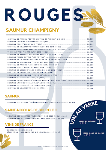 L'Orangeraie Saumur le Bistrot du château - Restauration