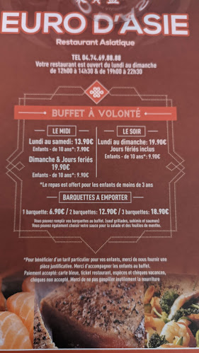 Opinii despre Euro d'Asie în Villefranche-sur-Saône - Restauration