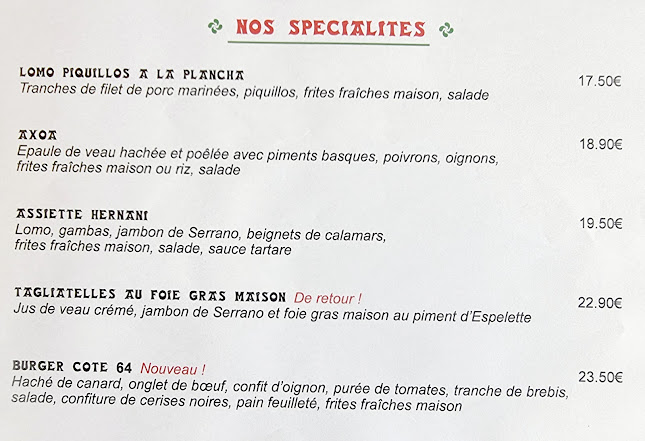 RESTAURANT L ESPELETTE - Restauration