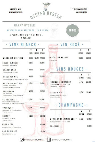 Opinii despre Oyster Oyster în Nantes - Restauration