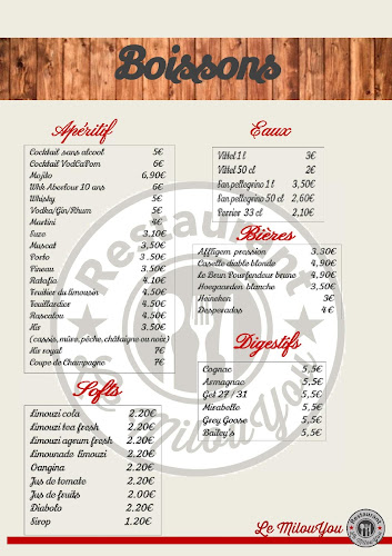 Opinii despre Le MilouYou în Limoges - Restauration