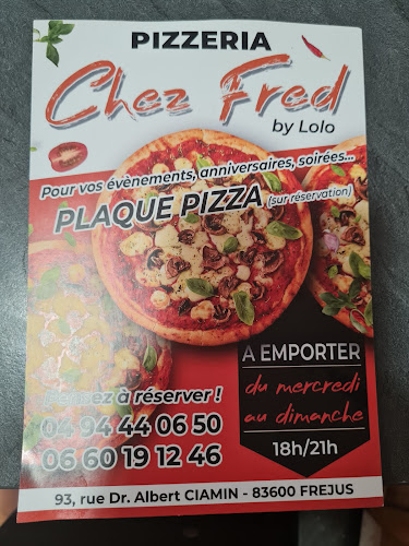 Opinii despre Pizza chez fred în Fréjus - Restauration