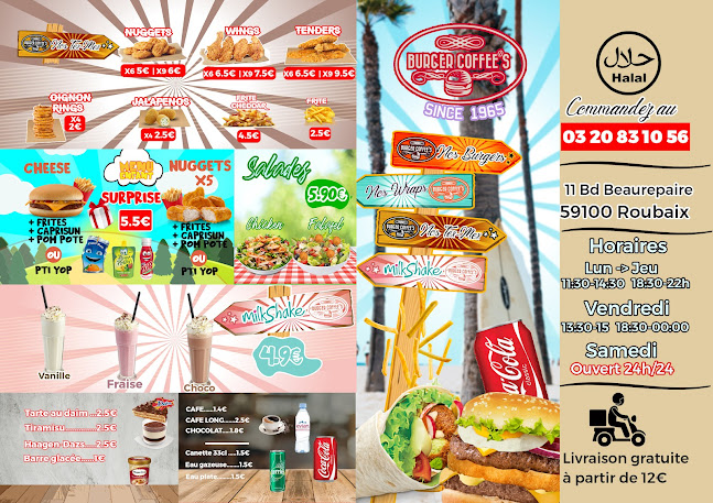 Opinii despre Burger Coffee’s în Roubaix - Restauration