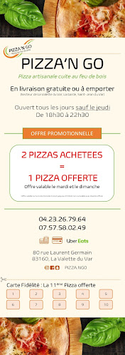 Opinii despre PIZZA'N GO în La Valette-du-Var - Restauration