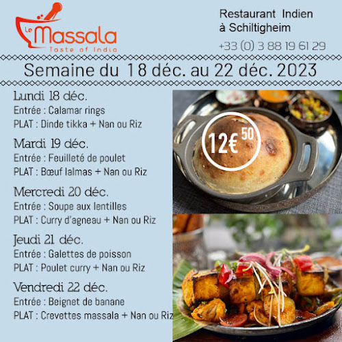 Opinii despre Le Massala Restaurant Indien în Schiltigheim - Restauration