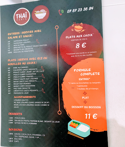 Opinii despre THAI PANIC în Rochefort - Restauration