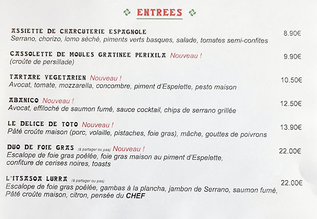 RESTAURANT L ESPELETTE