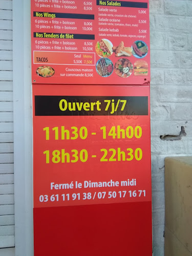 Opinii despre Le Rapidos Kebab în Arras - Restauration