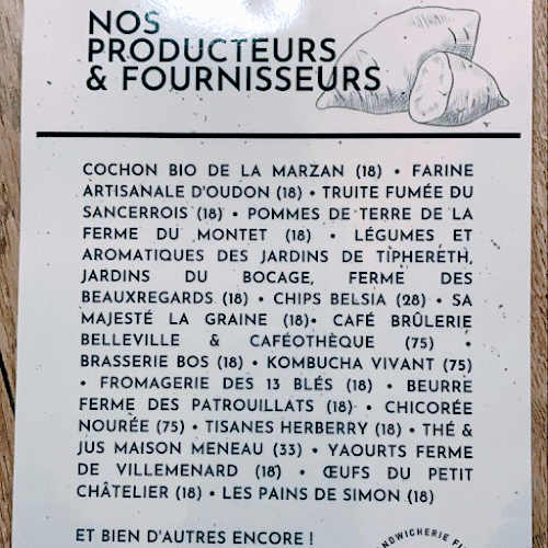 ARTISANE - sandwicherie fine - Bourges