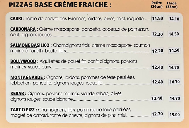 Comentarii opinii despre Tart O Pizz