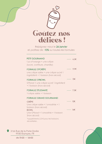 Le Plaisir O2Bis - Étampes