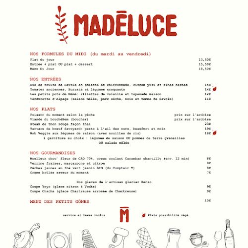 Madéluce - Restauration