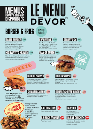 DĒVOR - Grenoble (Saint Burger - Fat Fat - Squeeze - Green & Wild - Fire Chicken)