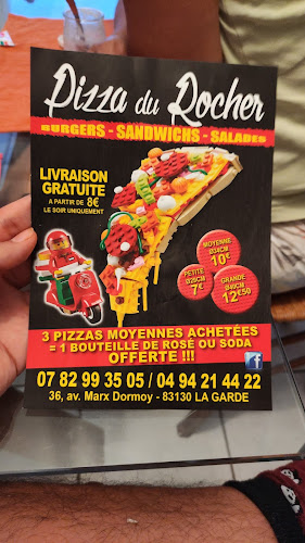 Opinii despre Pizzeria Du Rocher în La Garde - Restauration