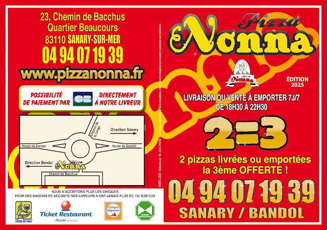 Opinii despre Nonna Pizza în Sanary-sur-Mer - Restauration