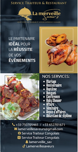 Opinii despre Lamerveille Saveur's - Service Traiteur Africain Congolais în Cergy - Restauration