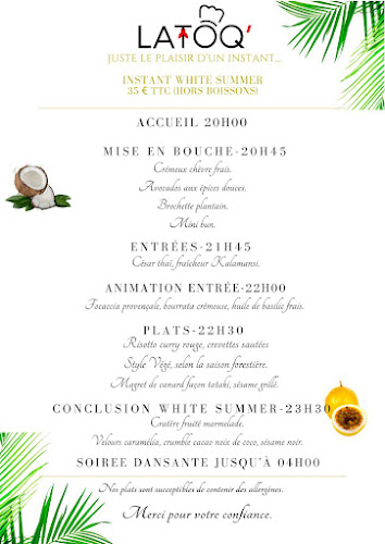 Opinii despre LATOQ’Juste le plaisir d’un instant în Rouen - Restauration