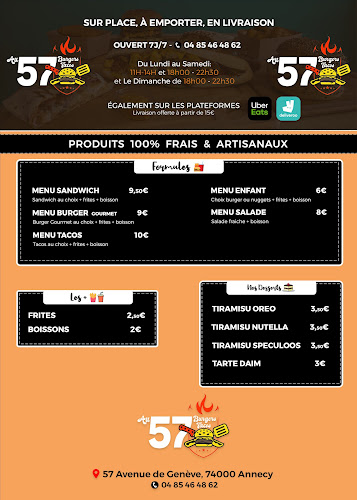 Opinii despre Au 57 în Annecy - Restauration