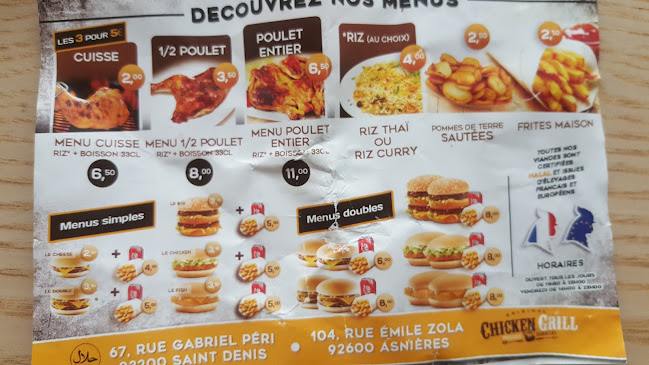 Opinii despre Chicken Grill în Saint-Denis - Restauration