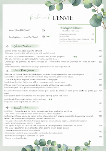 Opinii despre Restaurant l'envie în Aix-en-Provence - Restauration