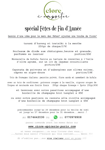 Ciore cuisine napolitaine