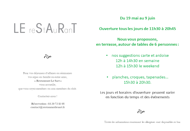 Restaurant Le Sart