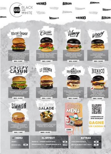 Black & White Burger Pau - Restauration