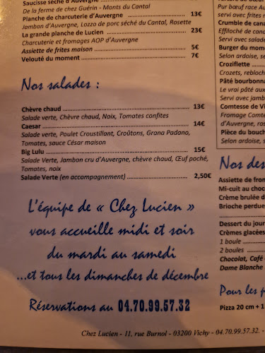 Opinii despre Chez Lucien în Vichy - Restauration