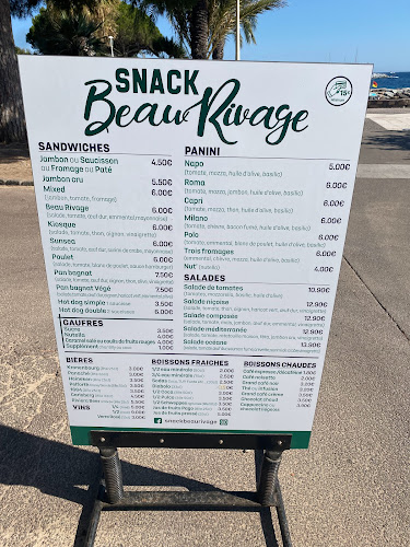 Opinii despre Snack beau rivage în Saint-Raphaël - Restauration