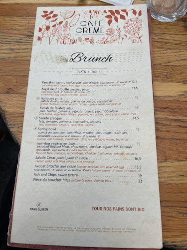 Opinii despre Café Crème în Paris - Restauration