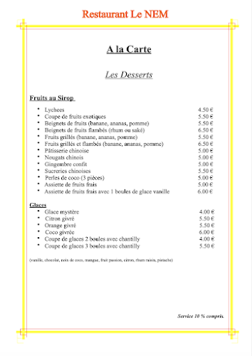 Comentarii opinii despre Le Nem