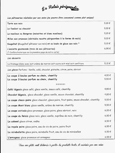 Le Relais Périgourdin - Restauration