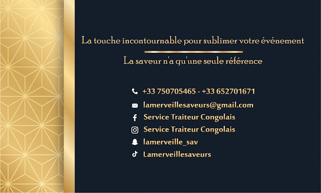 Lamerveille Saveur's - Service Traiteur Africain Congolais