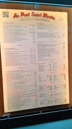 Au Pont Saint-Martin - Restauration