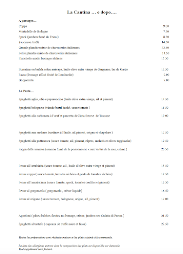 La Cantina... E dopo