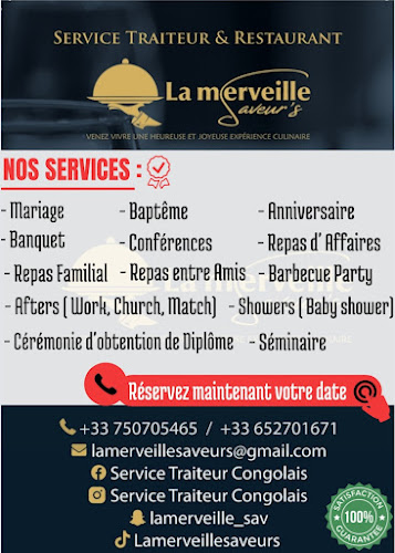 Lamerveille Saveur's - Service Traiteur Africain Congolais - Restauration