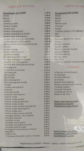 Opinii despre Crêperie Le Merdy Charles în Pont-Scorff - Restauration