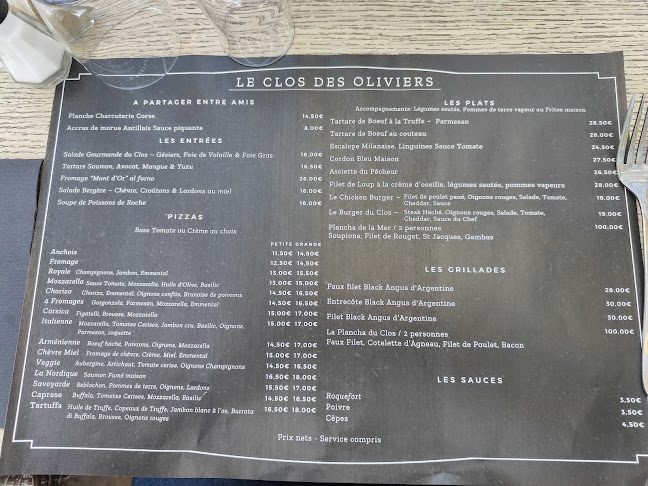 Opinii despre Le Clos des Oliviers, au Baïsses în Lançon-Provence - Restauration