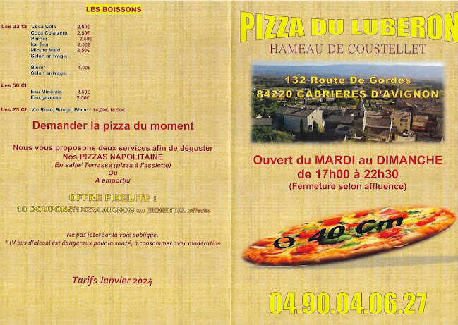 PIZZA DU LUBERON
