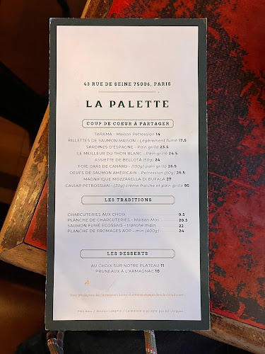 Comentarii opinii despre LA PALETTE - PARIS